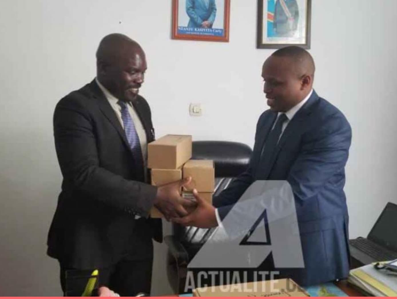 Nord-Kivu : Safe Kodinet met à la disposition des services d'assiettes des matériels pour la perception électronique des recettes